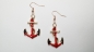 Preview: Anker Ohrringe rosegoldfarben anchor maritim